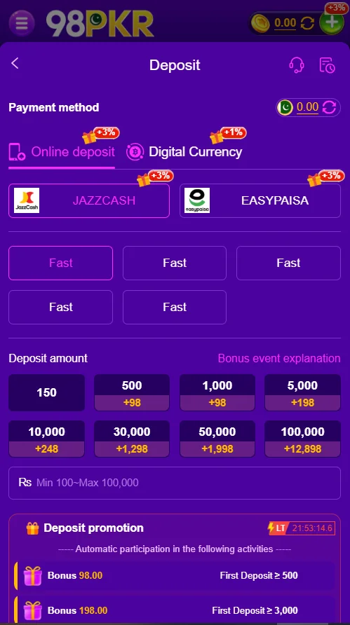 98PKR Com