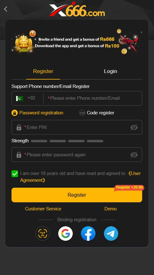 X666 Register
